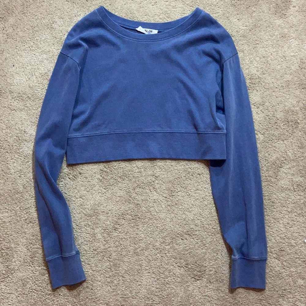 Cropped Sweatshirt Pullover